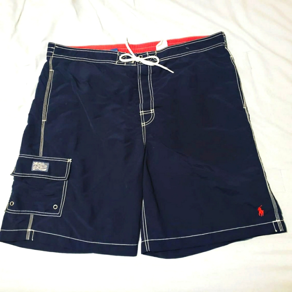 Polo swim trunks